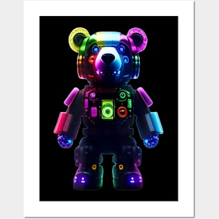 Cyborg Pride Bear Posters and Art